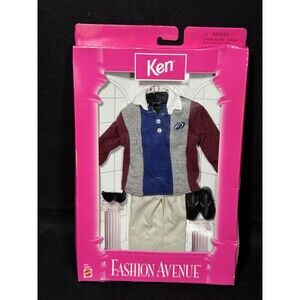 1997 MATTEL Ken FASHION AVENUE #18099 Rugby Outfit